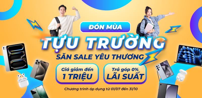 Back to School - Siêu sale toàn bộ sản phẩm